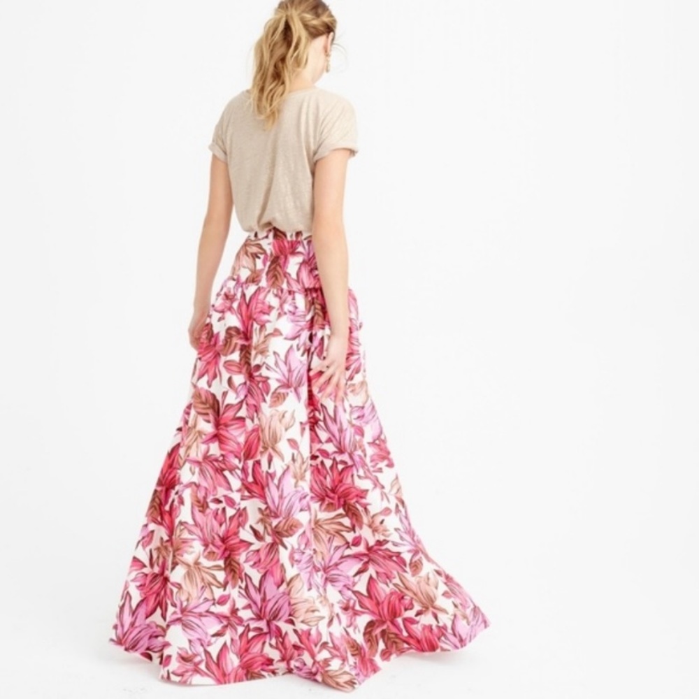 J Crew collection Floral skirt - Picture 6 of 8